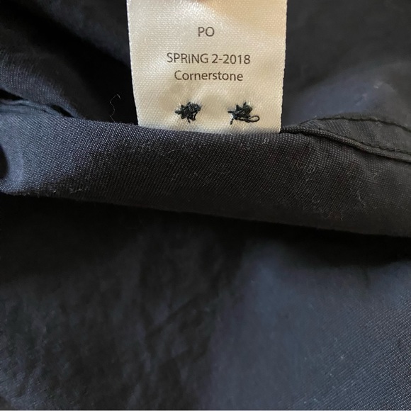 Untuckit Black Button Up Dress Shirt with French Cuffs Size X-Large - Picture 12 of 12